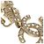 Pendientes de clip Chanel Coco Mark Dorado - vista 4