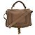 Bolso de hombro Chloé Marcie Medium Castaño Blanco