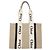 Chloé Woody Shopper Bag Medium für Damen Schwarz Beige