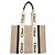 Chloé Woody Shopper Bag Medium für Damen Schwarz Beige - Ansicht 2
