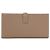 Hermès Portafoglio lungo Hermes Bearn Soufflet in Etoupe Gray Taupe - vista 2
