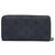 Cartera larga Louis Vuitton en piel Mahina Noir Negro - vista 2