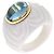 Bulgari Anillo Bvlgari Chandra de topacio azul - vista 2