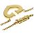 Collana Cartier C Heart in oro giallo 18K - vista 2