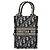 Christian Dior Book Tote Phone Oblique Canvas Mini Blu navy