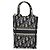 Christian Dior Book Tote Phone Oblique Canvas Mini Blu navy - vista 2