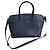 Borsa Lacoste in pelle testurizzata blu navy