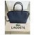 Borsa Lacoste in pelle testurizzata blu navy - vista 2