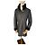 Cappotto in pelle di agnello e pelliccia Escada Nero