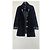 Cappotto in pelle di agnello e pelliccia Escada Nero - vista 3