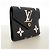 Cartera Louis Vuitton Tri-fold Negro Beige - vista 2