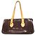 Borsa a tracolla Louis Vuitton Vernis Rosewood Avenue Bordò