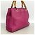 Sac à main Gucci Bamboo en cuir violet - vue 2