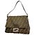 Borsa a secchiello Fendi Zucca Mamma Marrone