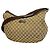 Bolsa de Ombro Gucci GG Canvas Marrom Bege