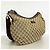 Bolsa de Ombro Gucci GG Canvas Marrom Bege - vista 2
