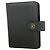 Capa de caderno em couro preto Chanel
