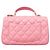 Chanel Matelassé Schultertasche mit Kette Pink - Ansicht 13