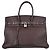 Hermès Hermes Birkin Purple Togo com Hardware Palladium 35 Bordeaux