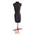 Autre Marque Vestido sin mangas con cremallera Tér de Caractère Black Negro