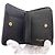 Autre Marque Saint Laurent Cassandra Bi-fold Leather Wallet Black - view 4