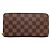 Louis Vuitton Zippy Wallet aus Damier Canvas Damier ebene
