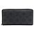 Zippy Cartera larga Louis Vuitton de piel Mahina Negro