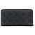 Zippy Cartera larga Louis Vuitton de piel Mahina Negro - vista 2