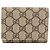 Cartera Gucci Tri-fold Castaño Blanco - vista 2
