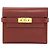 Hermès Cartera bi-fold Hermes Kelly Compact Roja
