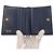 Prada Logo Bi-fold Wallet in Navy Saffiano Leather Navy blue - view 4