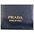 Prada Logo Bi-fold Wallet in Navy Saffiano Leather Navy blue - view 7