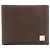 Cartier Logo Bi-fold Leather Wallet for Men Dark brown