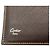 Cartier Logo Bi-fold Leather Wallet for Men Dark brown - view 6