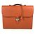Hermès Hermes Sac à Dépêches 38 Briefcase Naranja