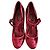 Décolleté Mary Jane in velluto Dolce & Gabbana Rosso