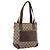 Borsa Tote GUCCI GG Canvas Beige Silver 019 0402 Auth ep15996 Argento