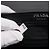 Borsa a tracolla con catena PRADA in pelle Bianco Nero Auth mr2939A - vista 11