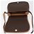 Céline Borsa a tracolla CELINE Macadam PVC Marrone Tono Oro Auth mr3037A - vista 10