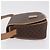 Céline Borsa a tracolla CELINE Macadam PVC Marrone Tono Oro Auth mr3037A - vista 6
