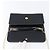 Borsa a tracolla con catena Christian Dior Trotter Canvas Nero Oro Auth ep16160 D'oro - vista 19