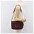Edge Céline Borsa a tracolla CELINE in pelle Bordeaux Gold Auth ep15984 D'oro Bordò - vista 29