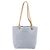 FENDI Zucchino Canvas Tote Bag Hellblau Silber 8BH079 Auth bs37243 - Ansicht 2