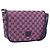 Borsa a tracolla per bambini GUCCI GG Canvas Rosa Argento Auth mr2971A