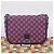 Borsa a tracolla per bambini GUCCI GG Canvas Rosa Argento Auth mr2971A - vista 12