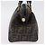 Borsa a mano FENDI Zucca Canvas PVC Nero Marrone Auth ka6311 - vista 4