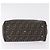 Borsa a mano FENDI Zucca Canvas PVC Nero Marrone Auth ka6311 - vista 5