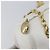 Borsa a Tracolla con Catena Christian Dior Pelle Bianca Tono Oro Auth bs37056A Bianco - vista 10