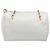 Borsa a Tracolla con Catena Christian Dior Pelle Bianca Tono Oro Auth bs37056A Bianco - vista 13