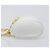 Borsa a Tracolla con Catena Christian Dior Pelle Bianca Tono Oro Auth bs37056A Bianco - vista 4